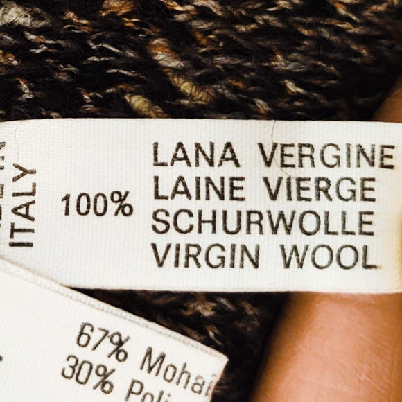 Vintage Designer Fendi Wool Knit Pencil Skirt- 44 - Picture 9 of 10